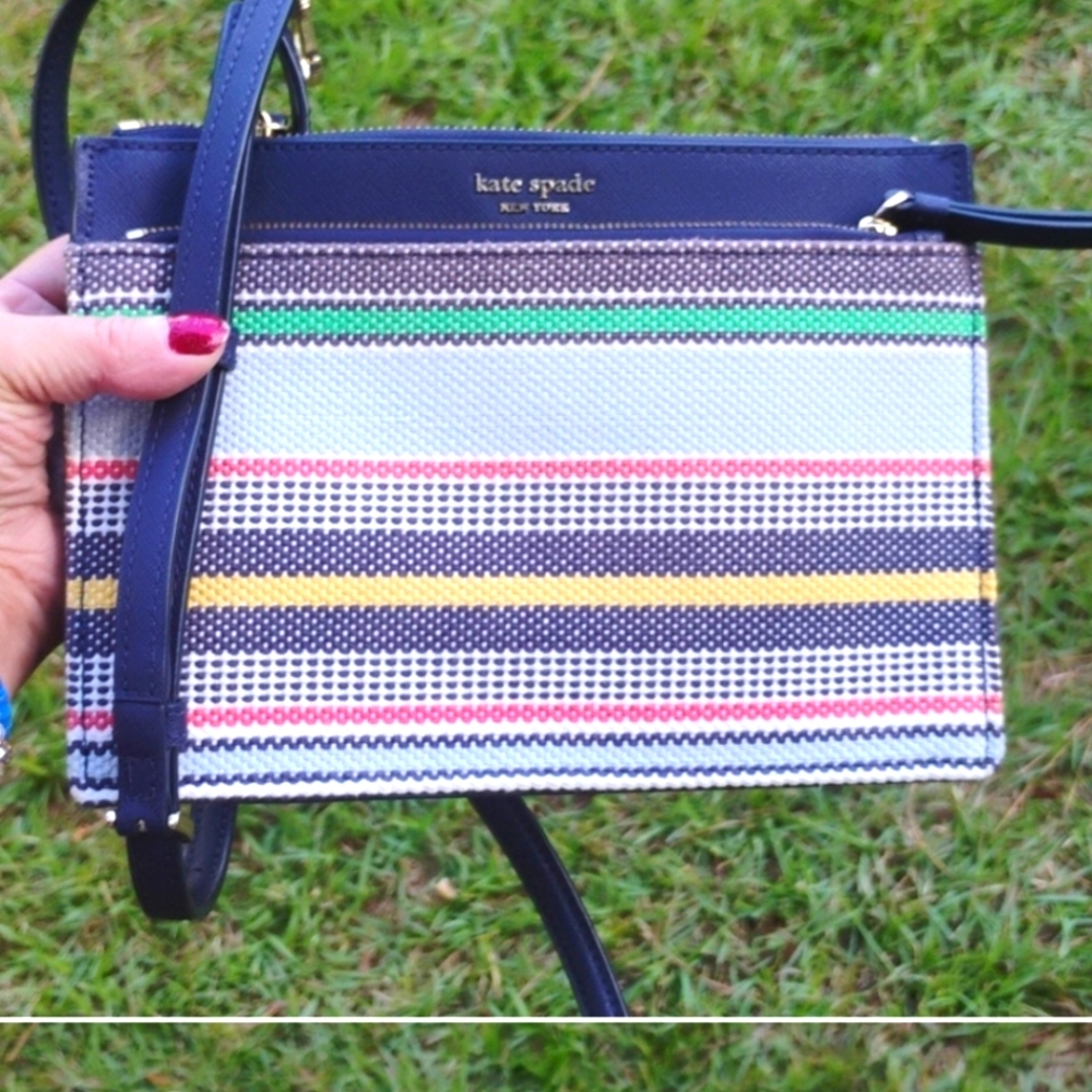 Kate Spade Cameron Boardwalk Stripe Crossbody,NWT - Picture 4 of 6